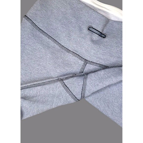Lululemon Run Under Reversible Leggings Womens 4 Full Length Gray Black Athletic - Picture 7 of 13